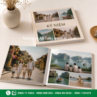 In photobook theo yêu cầu tại TPHCM: đẹp, mở phẳng, giá xưởng