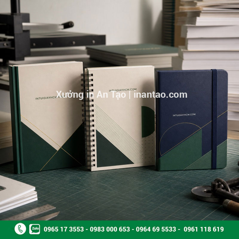 Mẫu in sổ tay theo yêu cầu tại TP HCM In sổ tay theo yêu cầu TP HCM với nhiều kiểu bìa hoàn thiện