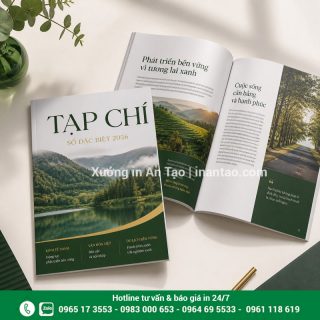 In tạp chí theo yêu cầu đẹp, giá xưởng tại TPHCM