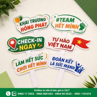 In hashtag cầm tay giá xưởng, thiết kế theo yêu cầu tại TPHCM