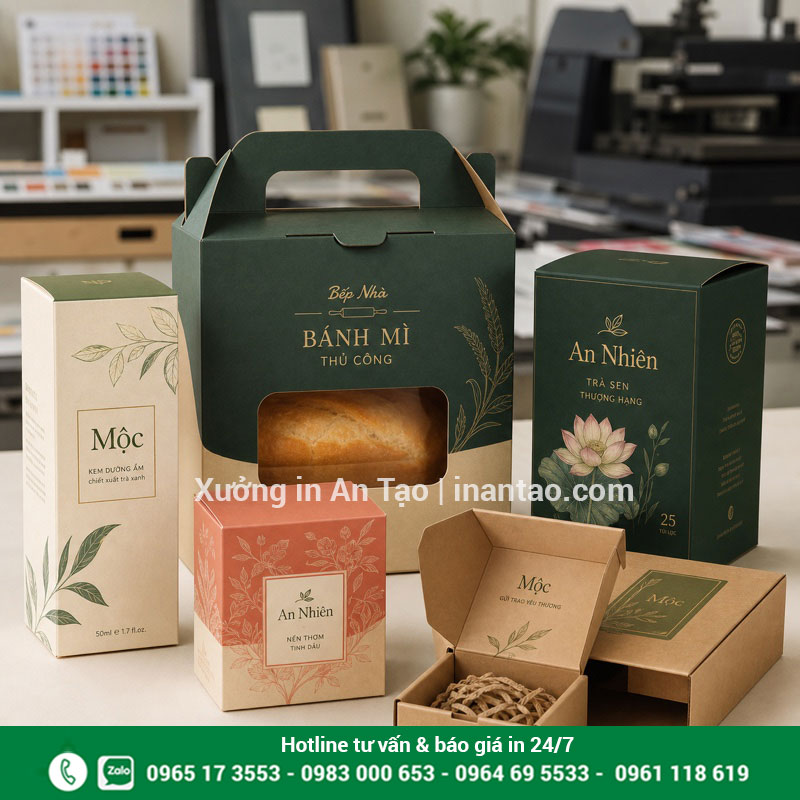 In hộp giấy theo yêu cầu tại TP.HCM Mẫu in hộp giấy theo yêu cầu hoàn thiện tại intuigiayhcm.com