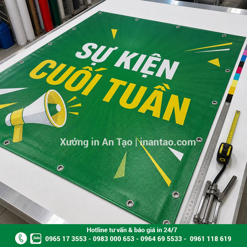 Kiểm tra chất lượng banner đã in Kiểm tra thành phẩm in banner giá rẻ trước khi giao